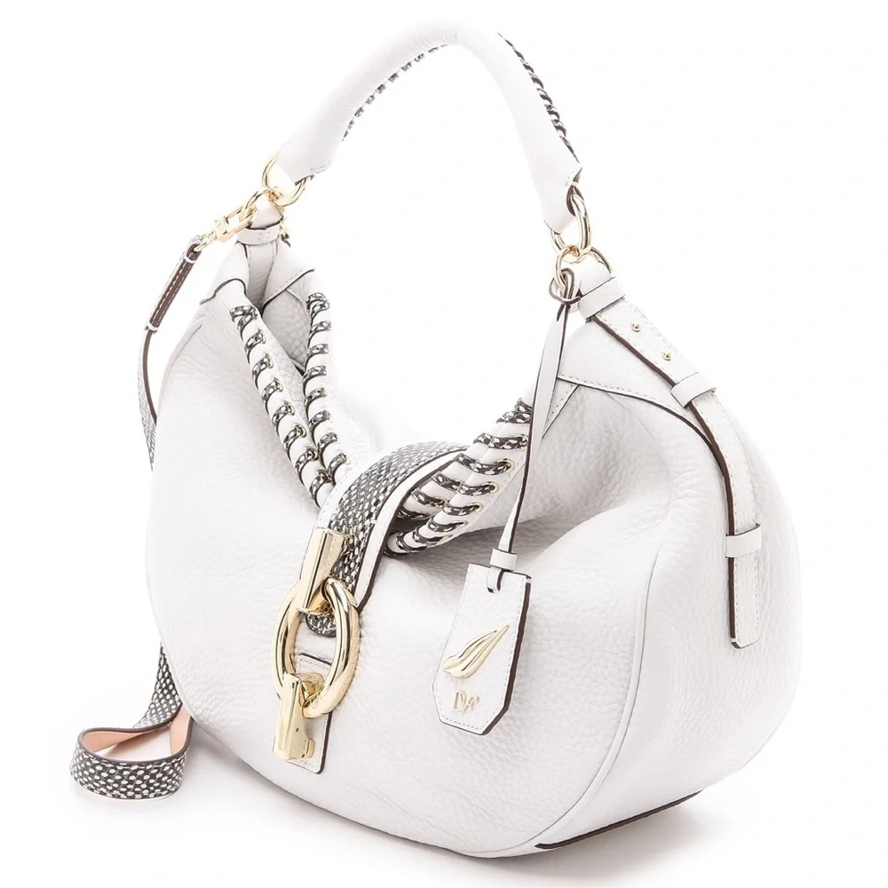 DVF Laced Leather Sutra Bag